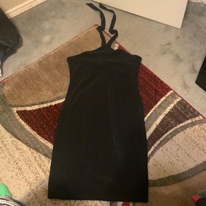 Lined halter dress